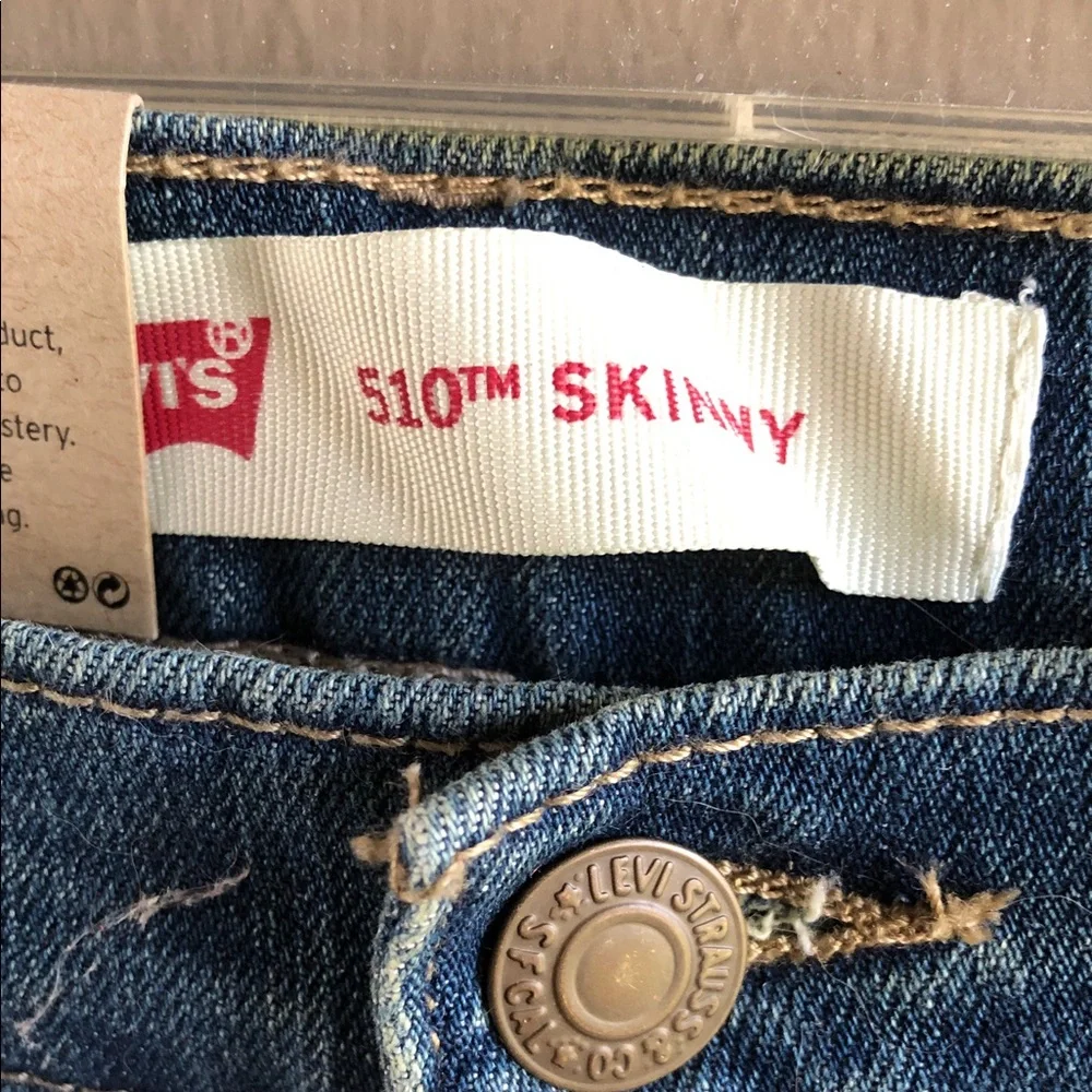 Levi’s Strauss Boys Classic Denim Skinny Jeans